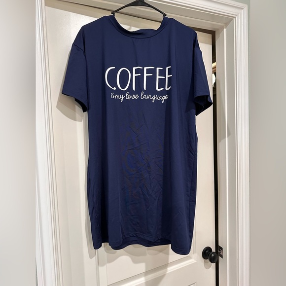 Other - Navy Blue Graphic Nightgown